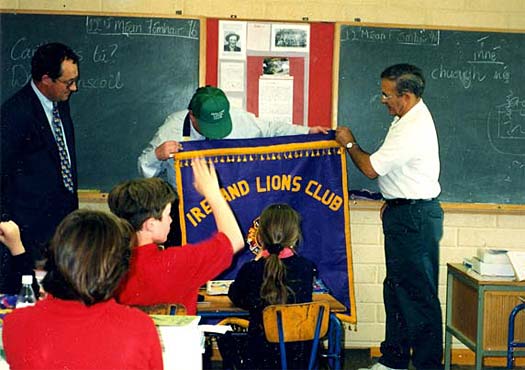 Galway, Ireland presentation of Banner