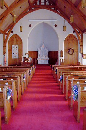 St. John's Lutheran Church - Interior (photo  courtesy of Joyce Jackle)